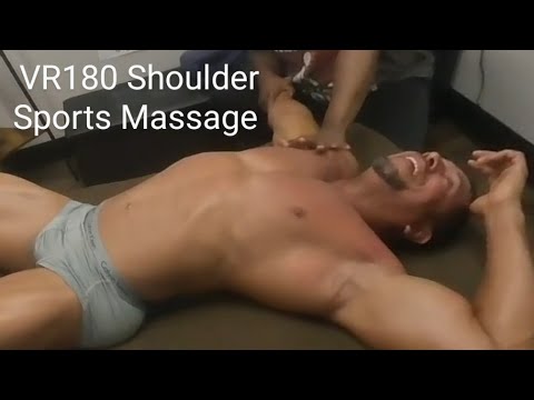 VR180 Bodybuilder's Sports Massage (Part 9 of 10) Best seen in a VR Headset