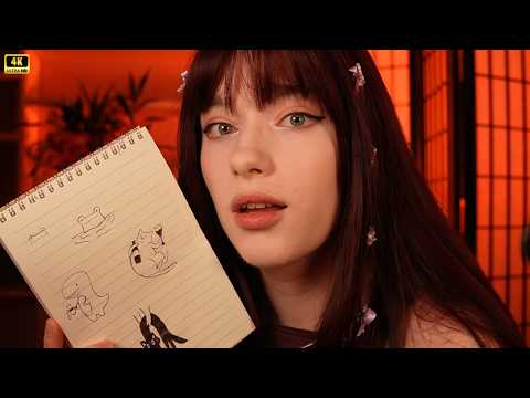 asmr tattoo roleplay - personal attention from a weird russian friend