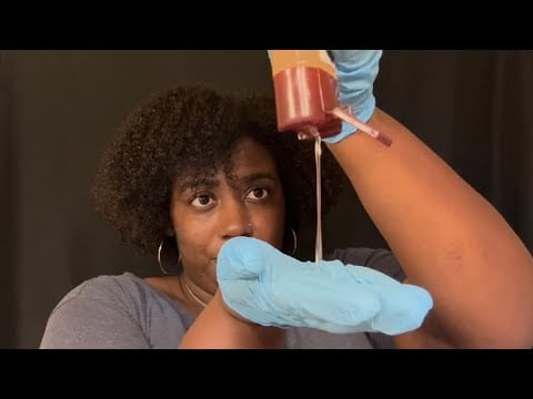 Asmr | Fast and Aggressive Exfoliating Massage 🧤