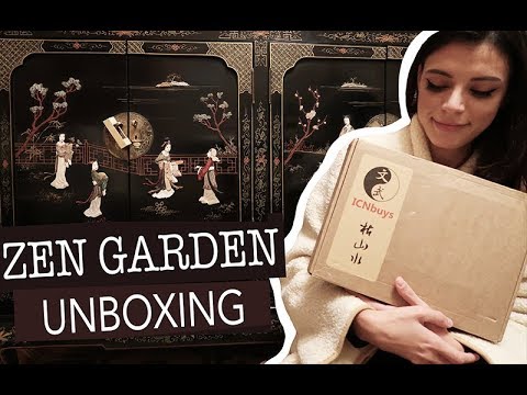 ASMR | Relaxing Zen Garden Unboxing (ft. ICNbuys)