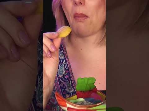 👆🏼Long version 👉🏼MIND-BLOWING Soft Candy Eating Sounds! Relaxing ASMR /w chewing & breathing #shorts