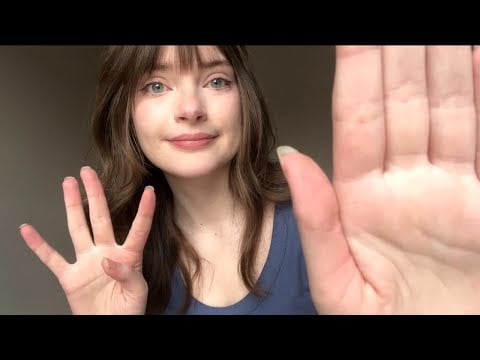 ASMR Relaxing Ear and Eye Test • Crinkly Gloves • Follow Instructions