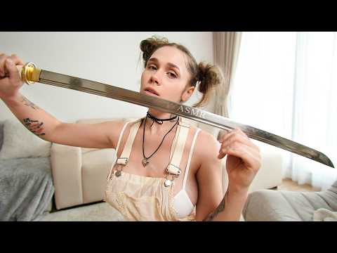 I Bought a Real Katana | ASMR Unboxing