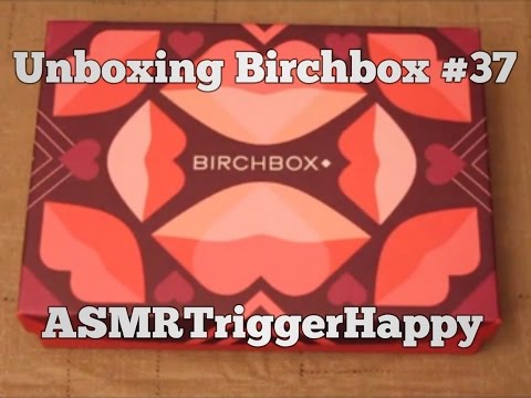 Unboxing Birchbox #37 (ASMR) (Binaural)