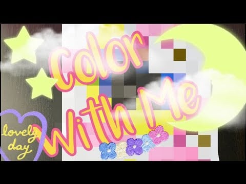 ASMR Color With Me “Dark Unicorn” 