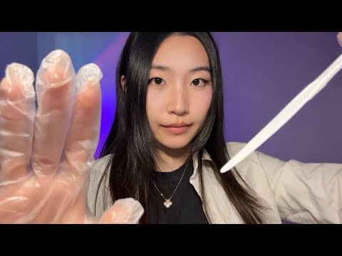 [ASMR] Shady Plastic Surgeon Does Your Double Eyelid Surgery👩🏻‍⚕️Face Exam| Eye Exam| Measuring