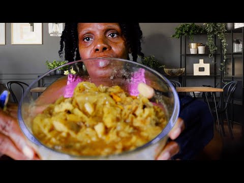 ASMR Lentos Cabbage Soup Eating Sounds
