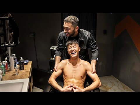 PERFECT BRAIN ORGASM ASMR BARBER MASSAGE