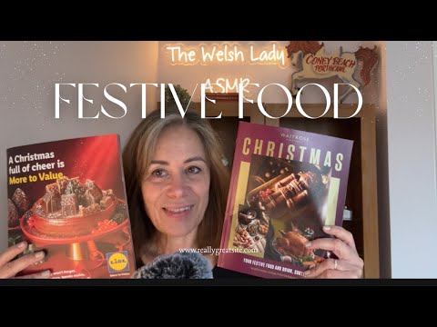 ASMR Christmas Food Magazines: Lidl v Waitrose. Whispered Flick Through & Cosy Chat
