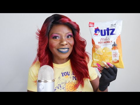 MIKE'S HOT HONEY UTZ ASMR EATING SOUNDS