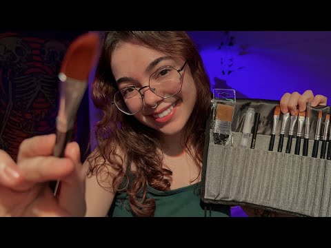 ASMR | Fazendo uma pintura artística no seu rosto