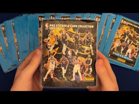 [ASMR] NBA Stickers Pack Opening!