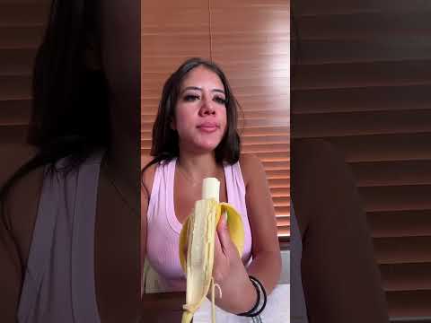 ASMR eating a banana 🍌