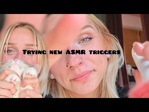 Trying Random ASMR triggers 