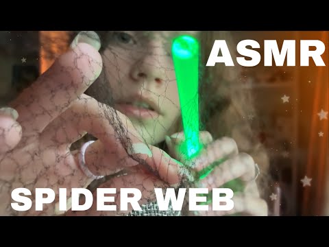 ASMR Spider Web 🕸️ Mouth sounds with and w/o lightsaber 🥢 no intro