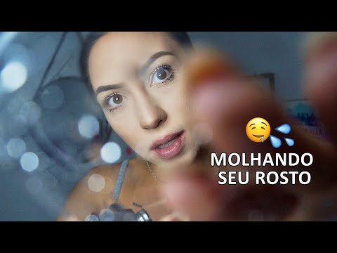 ASMR: VOCÊ SENTIRÁ CADA GOTA CAINDO NO SEU ROSTO!