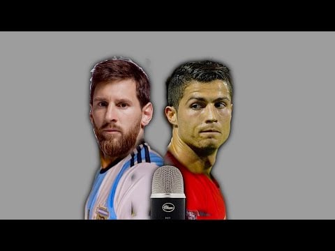 ASMR But I’m Cristiano Ronaldo & Messi ⚽️