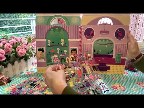 ASMR Sticker Book: “Day of Glamour.”  Relaxing&Meditative (Soft Spoken)