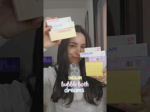 ASMR UNBOXING SHEGLAM | BUBBLE BATH DREAMS 💖
