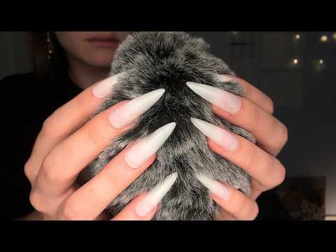 1 HOUR Fluffy Mic scratching for Sleep [ASMR] (No Talking)