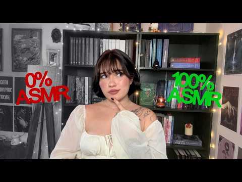 0% ASMR vs 100% ASMR | você vai dormir ao final desse vídeo #11