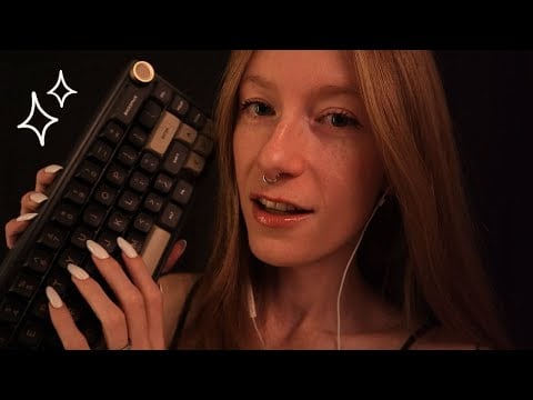 ASMR | Gently tapping on my favourite devices with long nails 💅 (Ear-to-ear whispers)