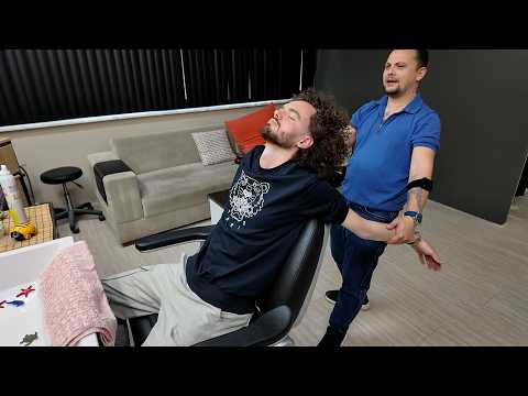 ASMR BARBER MASSAGE | Traditional Barber Techniques for Deep Sleep | HEAD, SCALP, EAR MASSAGE