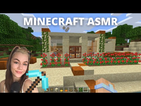 Minecraft ASMR | Desert House in Creative | Lily G ASMR