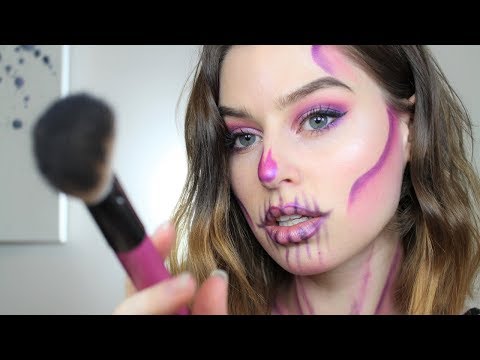ASMR Best Friend does your Halloween Makeup