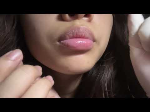 𓆟 𓆞 AlleyASMR | Close up spit painting with visible spit ASMR
