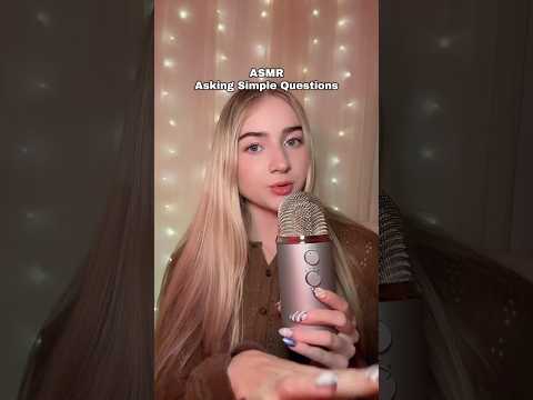 Short trivia quiz ❓ #asmr #asmrsounds