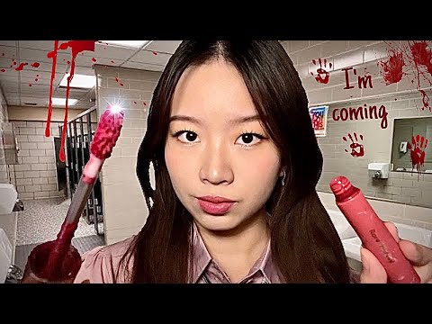 [ASMR] Mean Girl Does Your Makeup In Haunted School Bathroom