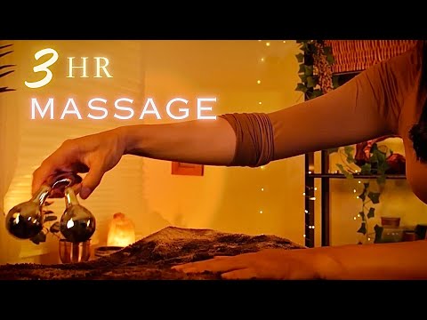 ASMR 3 Hour Massage Treatments PERFECT For SLEEP