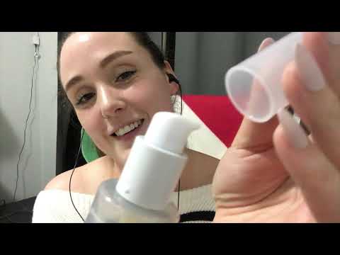 ASMR with my skin care products [Not sponsored]