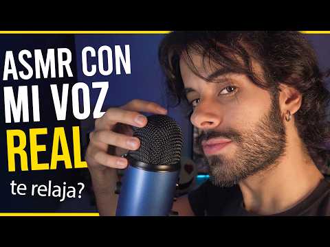 Hice mi PRIMER ASMR con mi VOZ REAL ¿te relaja? | asmr español