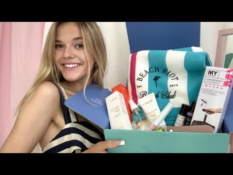 ASMR Summer FabFitFun Unboxing 🥥𓆉🌺 (trigger assortment)