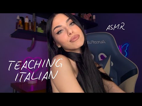 ASMR Teaching You Italian