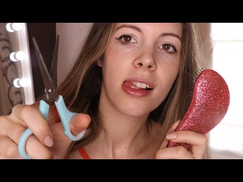 ASMR HAIR CUT Unpredictable & Fast ( Not Edited, Raw)