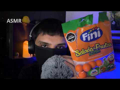 ASMR Masticando Chicles Frutales + Susurros 😴🍉