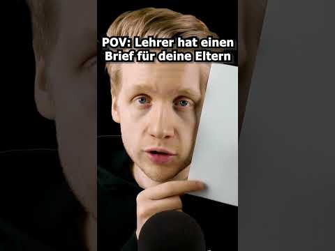 ASMR - POV: Lehrer hat einen Brief für deine Eltern! #asmr #shorts #roleplay #deutscheasmr