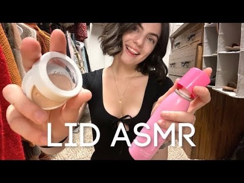 Lofi ASMR | lid sounds, tapping and gentle whispering, lofi sounds | ASMRbyJ
