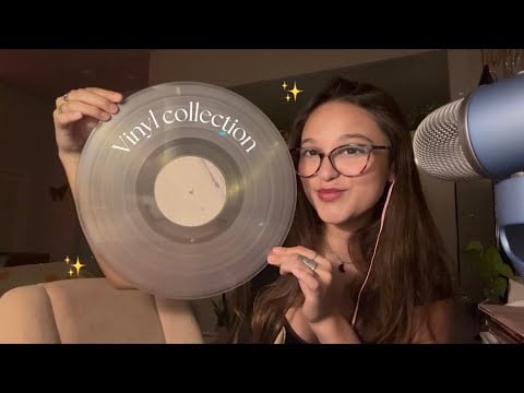 ASMR Vinyl Collection – Whispering, Tapping + My Favorite Songs ✨