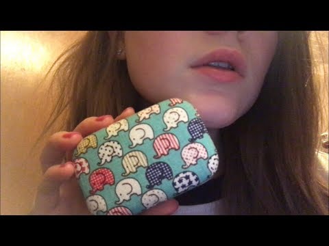 ASMR tapping and rambling ; weird 2:00am video ; contact case ; ASMR lemons 🍋