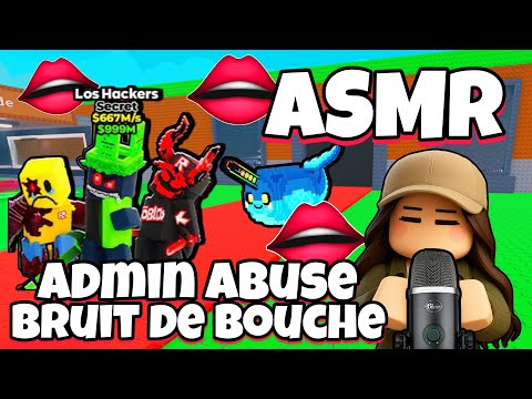 ASMR Français • BRUIT DE BOUCHE INCROYABLE SUR STEAL A BRAINROT ROBLOX ! 😴 (craft machine) 