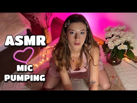 ASMR | Fast & Aggressive Mic Pumping & Spit Painting You