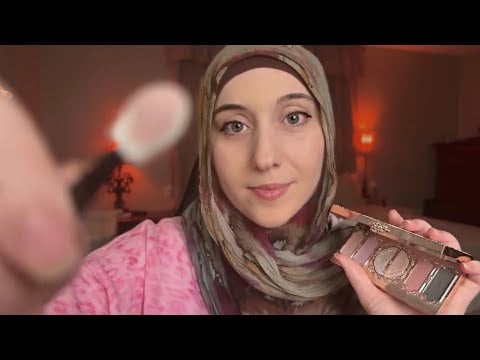 ASMR Makeup & Gossip (inaudible whispering, gum chewing, mouth sounds)