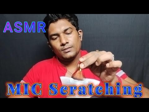 ASMR Fluffy Mic Scratching with Mic Blowing for Sleep