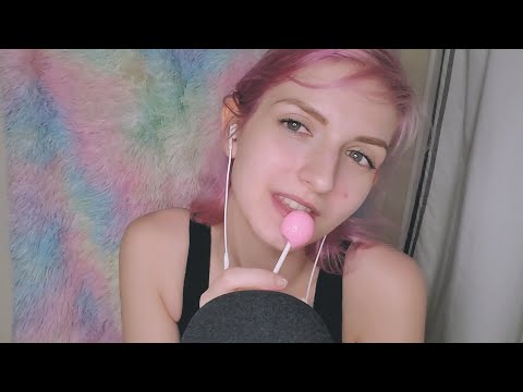 ASMR Mouth Sounds 🍭 Lollipop Licking 🍭 No Talking!