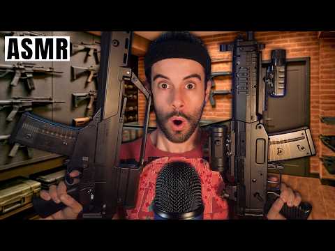 ASMR CON MIS ARMAS🔥 | asmr en español para dormir
