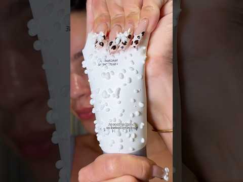 ASMR trying viral wrapping mask 👱🏻‍♀️✨ Search ‘Anotherface’ on Amazon to make a purchase! 💓